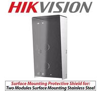 Hikvision Rain cover Surface Mount Two Module Rain Shield, DS-KABD8003-RS2