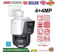 Hikvision TandemVu 4MP+4MP 4X PTZ DarkFighter PoE IP Camera DS-2SE3C404MWG-E/14