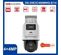 Hikvision TandemVu 4MP+4MP Camera PoE 2Way Audio DS-2SE2C400MWG-E/14 Auto Track