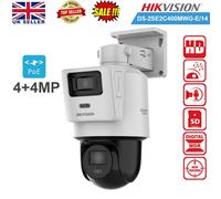Hikvision TandemVu 4MP+4MP Pan-Tilt Camera PoE 2-Way Audio DS-2SE2C400MWG-E/14