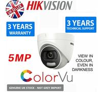 HIKVISION TRADE CCTV 6MP COLORVU CAMERA DS-2CE72KF3T-F28 24H COLOR AUDIO UK