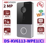 Hikvision WiFi Intercom Smart Doorbell Video Camera Door Bell DS-KV6113-WPE1(C)