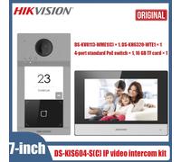 Hikvision Wired Video Intercom System 7 Inches Video Doorbell Door Phone System