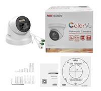 Hikvison 16CH 16POE NVR 8MP ColorVu DS-2CD2387G2H-LISU/SL IP Camera Systems Lot