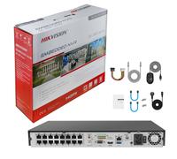 Hikvison DS-7616NXI-K2/16P NVR+DS-2CD2383G2-LI2U/SL Dual Mic 8MP IP Camera Lot