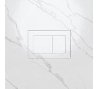 Hila Hidden Toilet Flush Button H2 - Recessed Flush Plate, Tile Integrated Flush Mount Button, Compatible with Geberit, TECE, Viega, OLI, AlcaPlast, JomoTech, TOTO, Black, Oli