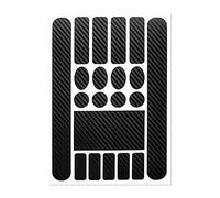 Hilai 1Sheet Bicycle Chainstay Stickers Chainstay Frame Protector scratch resistant sticker Bike Protective Tape Guard for Road Bike(Carbon Black)