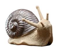 Hilai Ceramic Snail Decoration Mini Cute Snail Ornaments for Garden Micro Landscape Figurine Ornaments for Indoor Outdoor Garden Decor 1.57x3.23x1.73 inch Style6