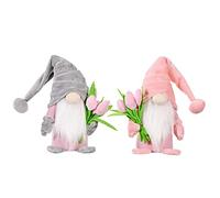 Hilai Dolls, Gnome Dwarf Plush Dolls, 2PCS Spring Summer Gnomes Plush Toy for Home Kitchen Decoration Ornament Decor
