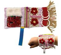 Hilai fidget toys for kids, Fidget Blanket for Adults with Dementia 2 in 1 Design Sensory Blanket Calming & Comforting Sensory Toys Adults for Alzheimer's, Dementia, Asperger's, Anxiety