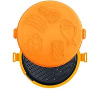 Hilai Pizza Maker, 10in Food Grade Nonstick Microwave Sandwich Maker Multi-functional Heat-Resistant Toastie Pan for Family Gatherings, Daily Cooking.