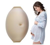 Hilai Pregnant Belly Lifelike Sponge Pregnancy Belly Comfortable Artificial Lightweight Maternity Photoshoot Props for Cosplay, Stage Performances, No Belt