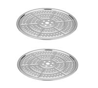 Hilai Pressure Cooker Canner Rack, Stainless Steel Canning Rack Steaming Tray for Pressure Canner Cooking Toast Baking 2PCS 28cm for Kitchen