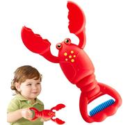 Hilai Sandboxes, Sandbox Digger, Plastic Lobster Sand Digger, 13.4" Easy to Grab Beach Toys, Flexible Sand Toys for Kids Toddler Summer Pool