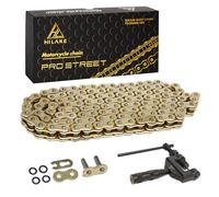 HILAKE 520 Motorcycle Chain, 120 Links O-Ring, Alloy Steel, Single Strand, Heavy Duty Drive Chain for Motorcycles, Bicycles, Go Karts, Mini Trail Bikes