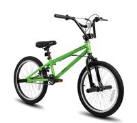 HILAND 20 Inch BMX Freestyle Bike for boys girls With 360 Degree Gyro & 4 Pegs, 20 Inch BMX Bike for 8 9 10 11 12 Years old kid girl boys girls green