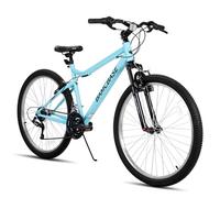 Hiland 26 Inch Women's Mountain Bike, Bicycle, Cycle, 18 Speed Gears, Mountain Bike with V-brakes, Robust MTB for Women, Green