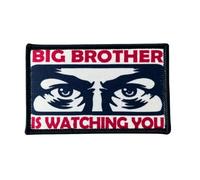 Hilarious Anime Printed Patches, Big Brother is Watching You Tactical Morale Badge Hook and Loop Patch Sew On for Clothing, Dress, Hat, Backbags
