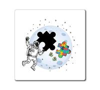 Hilarious Asperger Syndrome Star Milkyway Galaxies Lover Humorous Brain Disorders Thinking Disease Sickness Magnets 4" × 4"