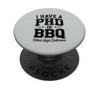 Hilarious Barbecue Pitmaster BBQ PopSockets Adhesive PopGrip
