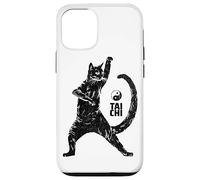 Hilarious Cat Practicing Tai Chi Martial Arts Ying Yang Case for iPhone 12/12 Pro
