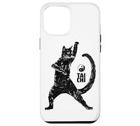 Hilarious Cat Practicing Tai Chi Martial Arts Ying Yang Case for iPhone 12 Pro Max