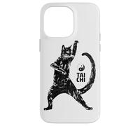 Hilarious Cat Practicing Tai Chi Martial Arts Ying Yang Case for iPhone 14 Pro Max