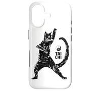 Hilarious Cat Practicing Tai Chi Martial Arts Ying Yang Case for iPhone 17