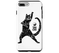 Hilarious Cat Practicing Tai Chi Martial Arts Ying Yang Case for iPhone 7 Plus/8 Plus