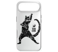 Hilarious Cat Practicing Tai Chi Martial Arts Ying Yang Case for iPhone Air