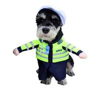 Hilarious Cop Dog Cap Breathable Easy to Clean Perfect for Halloween Costumes Pet Apparel Pet Cop Transformation Outfit