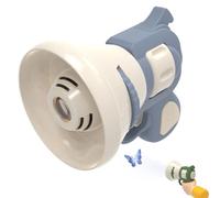 Hilarious Costume Projector & Voice Changer Speaker,Transformation Projector Speaker,Prank Voice Props Can Record Audio,Ghost Face Voices Changers,Handheld Projectors Bag Charm For Kids,Adult (Blue)