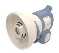 Hilarious Costume Projector & Voice Changer Speaker, Transformation Projector Speaker, Prank Voice Props Can Record Audio, Handheld Projector Bag Charm for Both Adults Children (Blue)