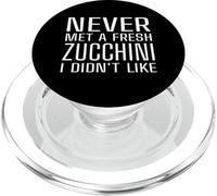 Hilarious Culinary Kitchen Zucchini Lover Saying PopSockets PopGrip for MagSafe