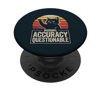 Hilarious Darts Player Bar League Cat Darts PopSockets Adhesive PopGrip