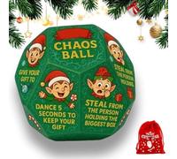 Hilarious Exchange Party Game Dice, 2025 New Santa Swap Gift Exchange Dice, 12 Different Sides Stocking Stuffers for Men Women Adults, Team Bonding Secret Game for Group(1PC)