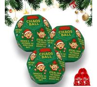 Hilarious Exchange Party Game Dice, 2025 New Santa Swap Gift Exchange Dice, 12 Different Sides Stocking Stuffers for Men Women Adults, Team Bonding Secret Game for Group(3PCS)
