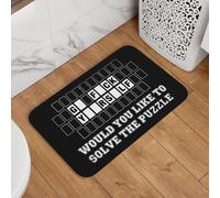 Hilarious Fortune Wheel Go Fuck Yourself Graphic Bath Rug Heavy Duty Bathmat Stylish Bathroom Rug For Bathroom Patios Outdoor 40X60Cm