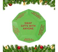 Hilarious Gift Exchange Dice | Exchange Dice Christmas Stocking Stuffers,Holiday Festival Supplies Fun Family Group Activities for Teen Kids Lovers Gathering Friends Coworkers Team Holiday