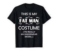 Hilarious Halloween Costume Fat Man Underwear Model Men Boys T-Shirt