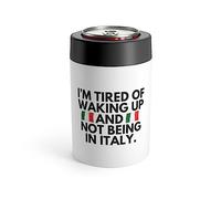 Hilarious Homeland Vacations Location Travel Tourism Lover Novelty Patriotic Country Hometown Nation Patriotic Pun Can Holder 12oz