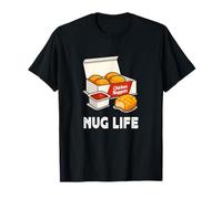 Hilarious Nug Life Chicken Nuggets Meme Funny Junk Food T-Shirt
