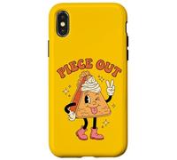 Hilarious Piece Out Thanksgiving Pie - Humor Foodie Lover Case for iPhone X/XS