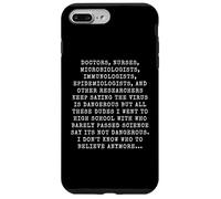 Hilarious Vaccine Immunization Conspiracy Theory Joke Memes Case for iPhone 7 Plus/8 Plus