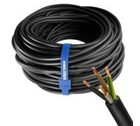 Hilark Black Rubber Cable H07RN-F 4x2.5 mm² (4g2.5 mm²) Rubber Hose Cable Outdoor Use (25 m)