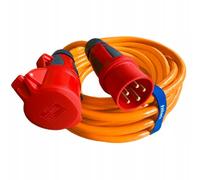 Hilark Cable Tech CEE H07BQ-F 5g4 32A Electric Extension Cable Polyurethane Orange (H07BQ-F 5g4 Grip 5 m)