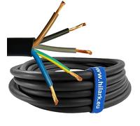 Hilark Cable Tech Rubber cable H07RN-F 5x4 mm2 (10m, Black)