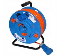 Hilark Electric Reverse Drum Extension H07BQ-F 3g2,5 mm (3x2,5 mm) with CEE 3-pin Industrial Plug for Camping Car, Caravan, Boat, Construction Site - 50m