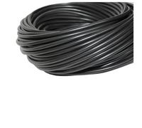 Hilark electrical copper Cable H05VV-F 3g1.5 mm² (3x1,5 mm) PVC coated (60 m, Black)