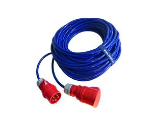 Hilark extension cable H07BQ-F 5g2.5 mm (5x2.5) 16A 400V blue rubber cable PUR